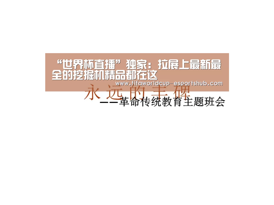 “世界杯直播”独家:拉展上最新最全的挖掘机精品都在这(图2) 世界杯APP下载